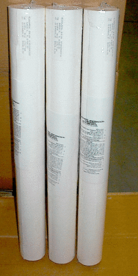 LINING PAPER - WALL LINER - 33" WIDE, 1000 GRADE HEAVY DUTY - MATTE - ONE 6 SINGLE ROLL BOLT